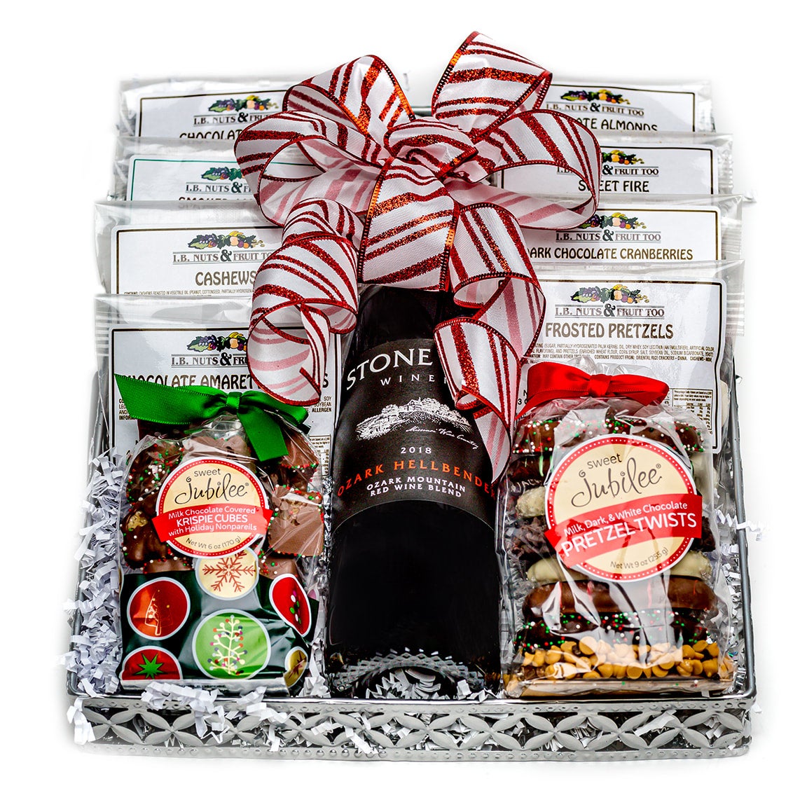 Jingle All The Way Basket IB Nuts Premier Gifting Solutions for